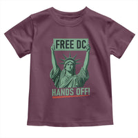 Free DC Hands Off Toddler T Shirt Statue of Liberty for Washington D.C. Rights - Wonder Print Shop