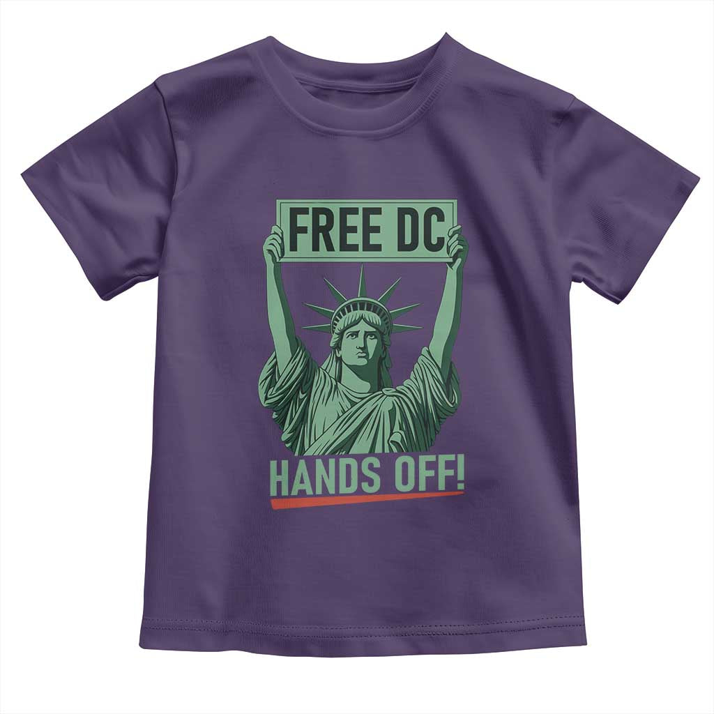 Free DC Hands Off Toddler T Shirt Statue of Liberty for Washington D.C. Rights - Wonder Print Shop