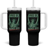 Free DC Hands Off Tumbler With Handle Statue of Liberty for Washington D.C. Rights - Wonder Print Shop