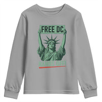 Free DC Hands Off Youth Sweatshirt Statue of Liberty for Washington D.C. Rights - Wonder Print Shop