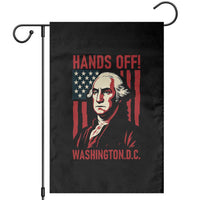 Hands Off DC Patriotic Garden Flag George Washington American Flag - Wonder Print Shop