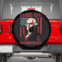 Hands Off DC Patriotic Spare Tire Cover George Washington American Flag - Wonder Print Shop