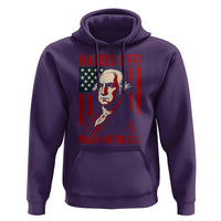 Hands Off DC Patriotic Hoodie George Washington American Flag - Wonder Print Shop