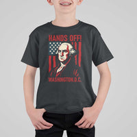 Hands Off DC Patriotic T Shirt For Kid George Washington American Flag - Wonder Print Shop