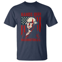 Hands Off DC Patriotic T Shirt George Washington American Flag - Wonder Print Shop
