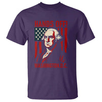 Hands Off DC Patriotic T Shirt George Washington American Flag - Wonder Print Shop
