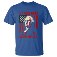 Hands Off DC Patriotic T Shirt George Washington American Flag - Wonder Print Shop