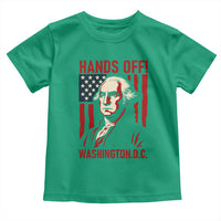 Hands Off DC Patriotic Toddler T Shirt George Washington American Flag - Wonder Print Shop