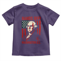 Hands Off DC Patriotic Toddler T Shirt George Washington American Flag - Wonder Print Shop