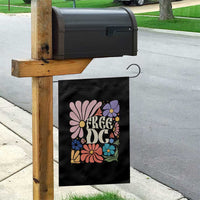 Free DC Subtle Groovy Floral Garden Flag Washington D.C. Rights Retro Hippie Style - Wonder Print Shop
