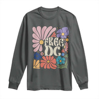 Free DC Subtle Groovy Floral Long Sleeve Shirt Washington D.C. Rights Retro Hippie Style - Wonder Print Shop