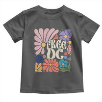 Free DC Subtle Groovy Floral Toddler T Shirt Washington D.C. Rights Retro Hippie Style - Wonder Print Shop