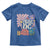 Free DC Subtle Groovy Floral Toddler T Shirt Washington D.C. Rights Retro Hippie Style - Wonder Print Shop