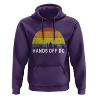 Hands Off DC Hoodie Retro Washington D.C. Skyline - Wonder Print Shop