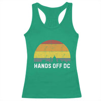 Hands Off DC Racerback Tank Top Retro Washington D.C. Skyline - Wonder Print Shop