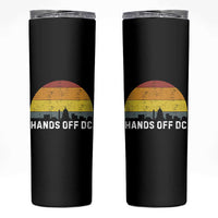Hands Off DC Skinny Tumbler Retro Washington D.C. Skyline - Wonder Print Shop