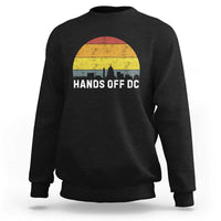 Hands Off DC Sweatshirt Retro Washington D.C. Skyline - Wonder Print Shop