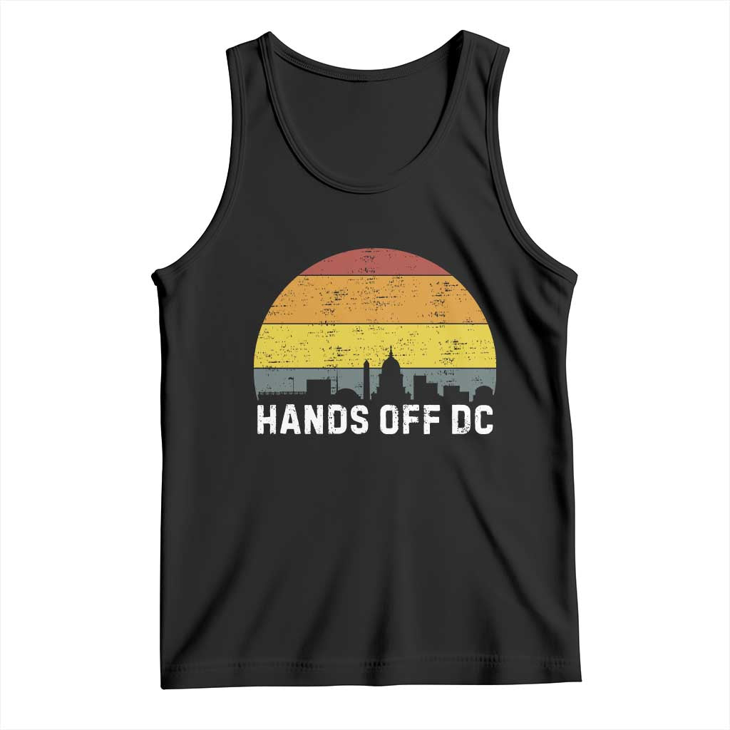 Hands Off DC Tank Top Retro Washington D.C. Skyline - Wonder Print Shop