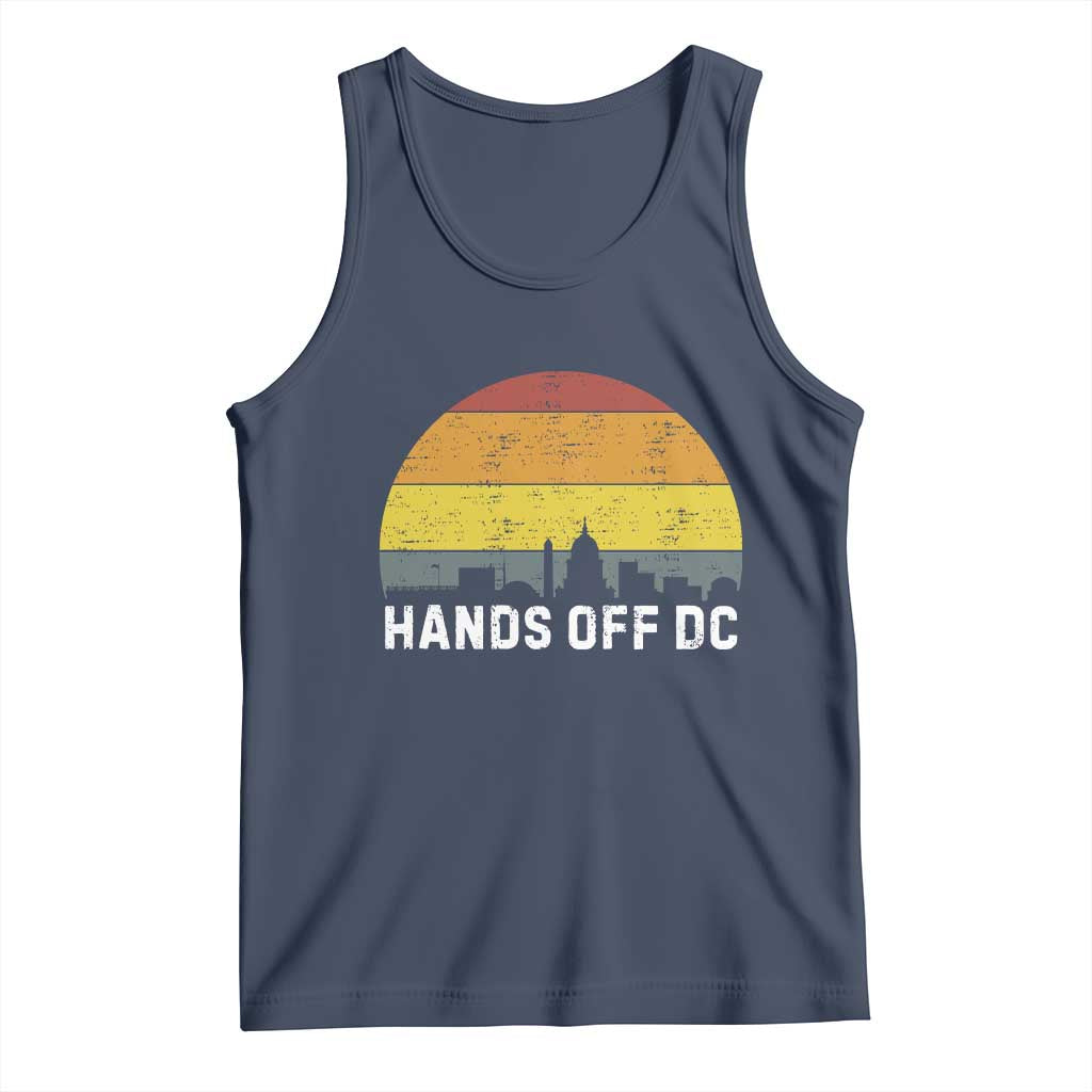 Hands Off DC Tank Top Retro Washington D.C. Skyline - Wonder Print Shop