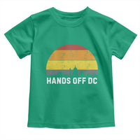 Hands Off DC Toddler T Shirt Retro Washington D.C. Skyline - Wonder Print Shop