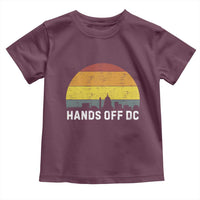 Hands Off DC Toddler T Shirt Retro Washington D.C. Skyline - Wonder Print Shop