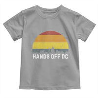 Hands Off DC Toddler T Shirt Retro Washington D.C. Skyline - Wonder Print Shop