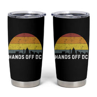 Hands Off DC Tumbler Cup Retro Washington D.C. Skyline - Wonder Print Shop