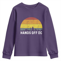 Hands Off DC Youth Sweatshirt Retro Washington D.C. Skyline - Wonder Print Shop