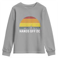 Hands Off DC Youth Sweatshirt Retro Washington D.C. Skyline - Wonder Print Shop