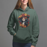 Day of the Dead Women Hoodie La Catrina De Los Muertos Calavera Sugar Skull Women - Wonder Print Shop