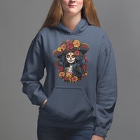 Day of the Dead Women Hoodie La Catrina De Los Muertos Calavera Sugar Skull Women - Wonder Print Shop