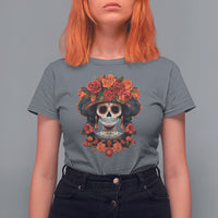 Day of the Dead Women T Shirt For Women Dia De Los Muertos Calavera Sugar Skull Women - Wonder Print Shop