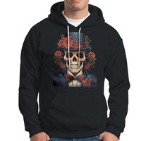 Day of the Dead Men Hoodie Dia De Los Muertos Calavera Sugar Skull Man Fancy Dress - Wonder Print Shop