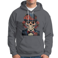 Day of the Dead Men Hoodie Dia De Los Muertos Calavera Sugar Skull Man Fancy Dress - Wonder Print Shop