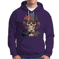 Day of the Dead Men Hoodie Dia De Los Muertos Calavera Sugar Skull Man Fancy Dress - Wonder Print Shop