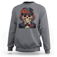 Day of the Dead Men Sweatshirt Dia De Los Muertos Calavera Sugar Skull Man Fancy Dress - Wonder Print Shop