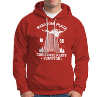 Nakatomi Plaza Hoodie Christmas Party 1988 Survivor - Wonder Print Shop