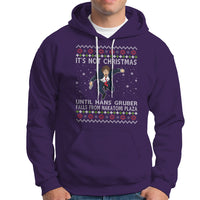 Nakatomi Plaza Hoodie It's Not Christmas Until Hans Gruber Falls - Wonder Print Shop