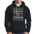 Happy Hanukkah Hoodie Jewish Festival of Lights Hanukkiah Menorah Ugly Chanukah - Wonder Print Shop