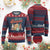 Christmas Cookies Ugly Christmas Sweater Tis The Season Xmas Tree Cakes Gingerbread Man Retro Groovy - Wonder Print Shop