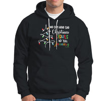We Can Leave The Christmas Lights Up 'Till January Xmas Tree Hoodie - Wonder Print Shop