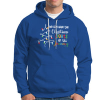 We Can Leave The Christmas Lights Up 'Till January Xmas Tree Hoodie - Wonder Print Shop