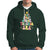 In My Holly Jolly Teacher Era Xmas Groovy Christmas Tree Hoodie - Wonder Print Shop