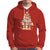 In My Holly Jolly Teacher Era Xmas Groovy Christmas Tree Hoodie - Wonder Print Shop