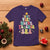 In My Very Merry Teacher Era Xmas Groovy Christmas Tree T Shirt - Wonder Print Shop