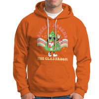 Teacher Christmas Hoodie Rockin' Around The Classroom Groovy Xmas Tree - Wonder Print Shop