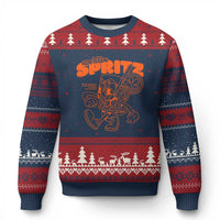 Aperitivo Spritz Ugly Christmas Sweater Funny Italiano Aperollin' Recipe - Wonder Print Shop
