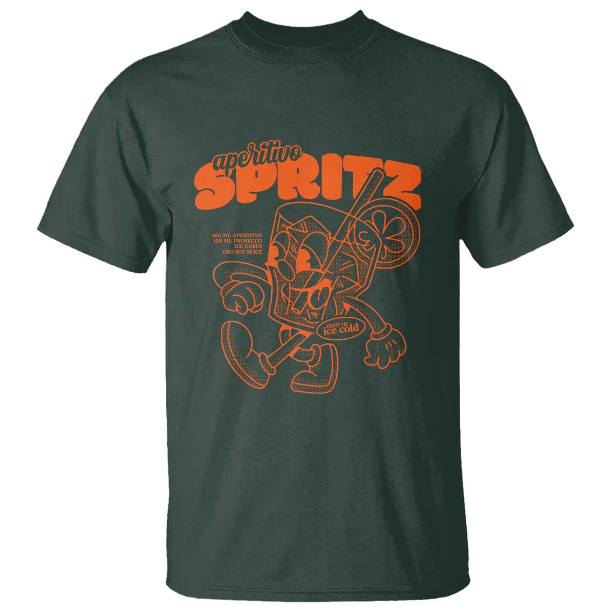 Aperitivo Spritz T Shirt Funny Italiano Aperollin' Recipe - Wonder Print Shop