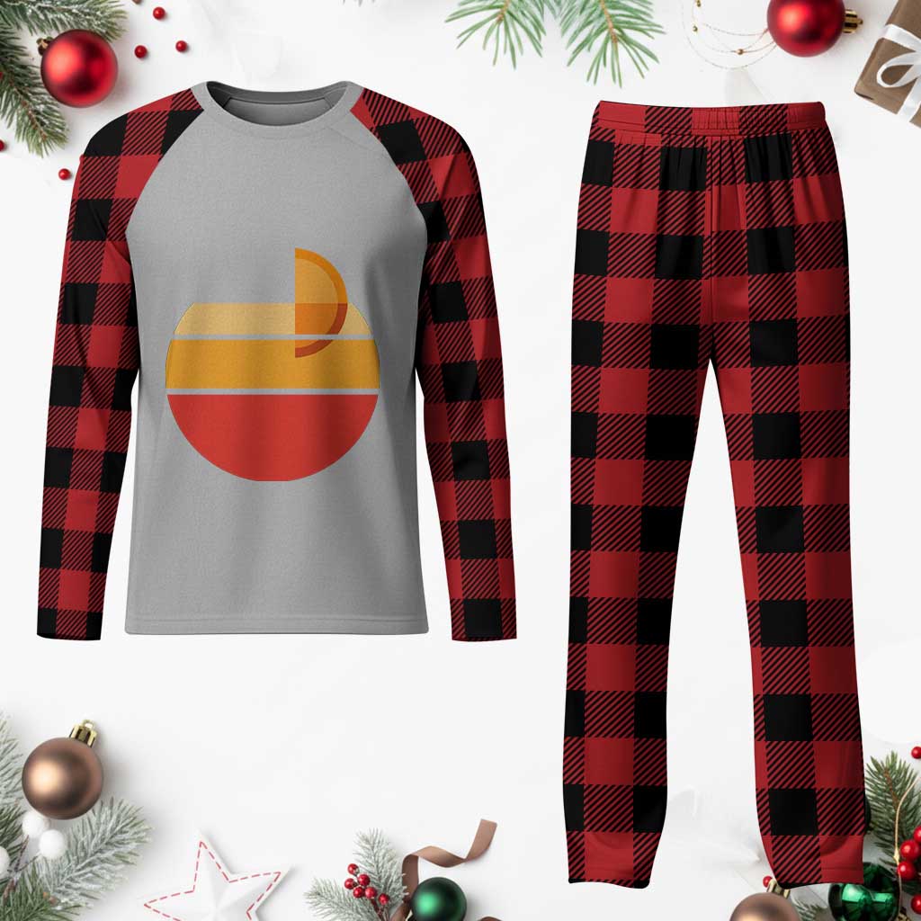 Aperol Spritz Plaid Pajama Set Sprizz Summer Cocktail Lover Retro Sunset - Wonder Print Shop