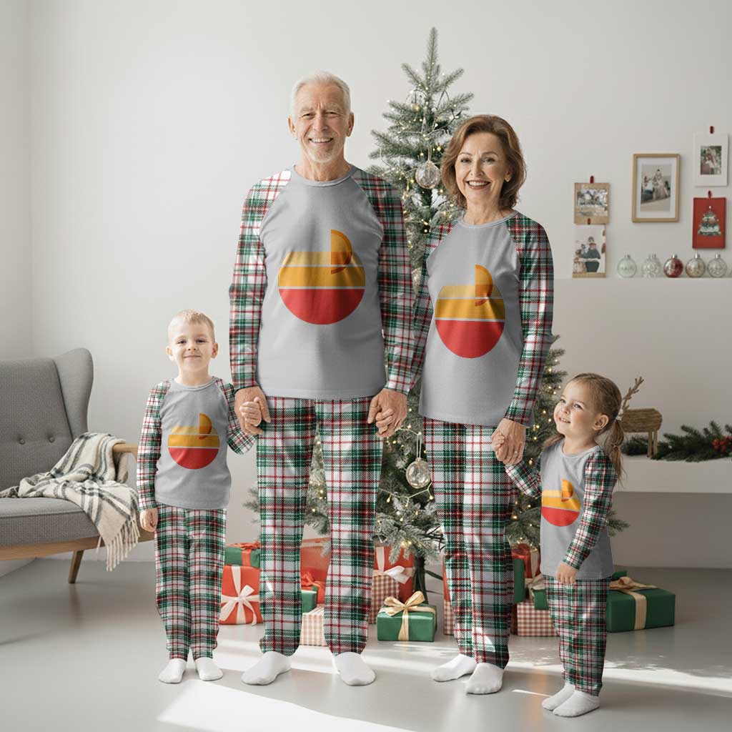 Aperol Spritz Plaid Pajama Set Sprizz Summer Cocktail Lover Retro Sunset - Wonder Print Shop